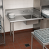 Thumbnail image #3 for John Boos Pro-Bowl Straight Soiled Dishtable with 20 x 20 x 8 Inch Pre-Rinse Sink Bowl, Left-to-Right, 48 x 30 Inch