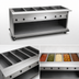 Thumbnail image #3 for Spec-Master PHT5CB-208 Portable Electric Hot Food Table with (5) Wet/Dry Wells, 81-3/4
