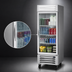 Thumbnail image #3 for Beverage-Air Vista® Series One-Section Reach-In Refrigerator with Glass Door, 25.97 Cu. Ft., Bottom-Mounted Self-Contained