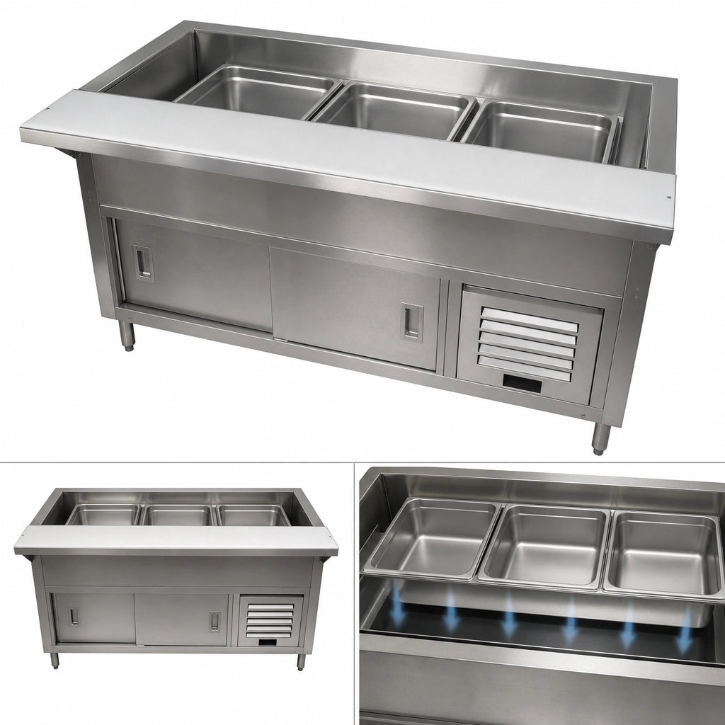 Three-Pan Cold Well