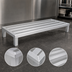 Thumbnail image #3 for John Boos 1-Tier Square Bar Aluminum Dunnage Rack, 36 x 20 x 12 Inches, 1500 lb Capacity