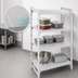 Thumbnail image #4 for Cambro Camshelving Premium 4-Tier Solid Stationary Starter Shelving Unit, 24