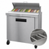 Thumbnail image #3 for Hoshizaki Steelheart 36-Inch Sandwich Top Refrigerator Prep Table with 10-Pan Rail and Solid Door