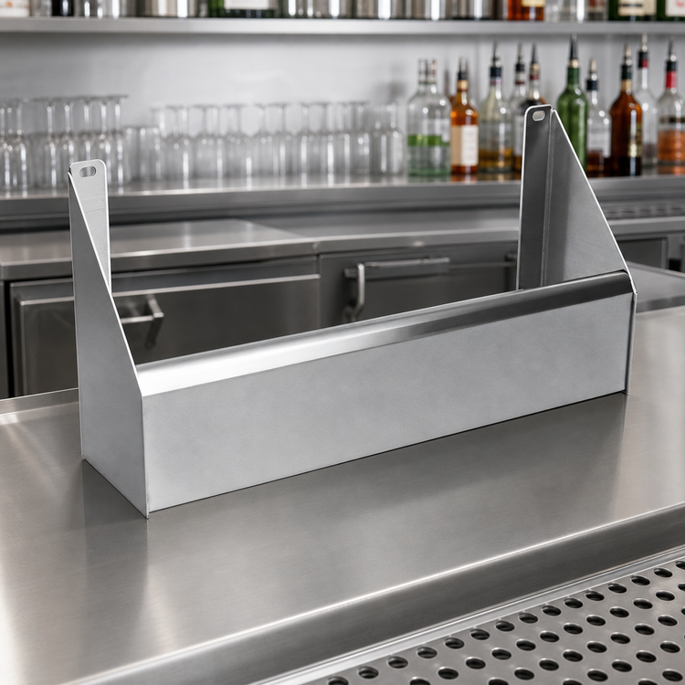 Product image #3 for CHOICE 61-Inch Single Stainless Steel Speed Rail with Keyhole Mounting