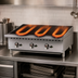 Thumbnail image #3 for Spectrum 36-Inch Countertop Natural Gas Radiant Charbroiler, 3 Burners