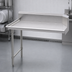 Thumbnail image #3 for John Boos Pro-Bowl Clean Straight Stainless Steel Dish Table with 10-Inch Boxed Backsplash, 96-Inch, Right-to-Left Operation