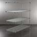 Thumbnail image #3 for Metro Super Erecta 4-Shelf Chrome-Plated Wire Shelving Add-On Unit, 36W x 21D x 63H