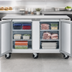 Thumbnail image #3 for Dealer's Choice 60-Inch Two-Section Undercounter Reach-In Freezer with Solid Doors