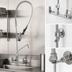 Thumbnail image #3 for equip 8-Inch Wall-Mount Low-Flow Pre-Rinse Unit with 14-Inch Swing Nozzle Add-On Faucet