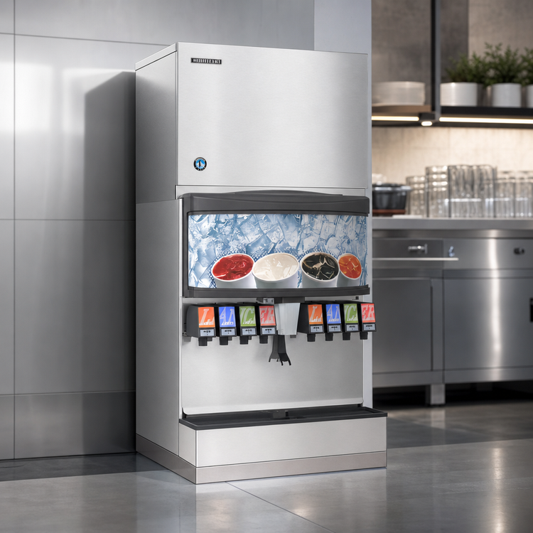 Product image #4 for Hoshizaki KMD-505MWJ Modular Crescent Cube Ice Maker, Water-Cooled, 30-Inch Wide