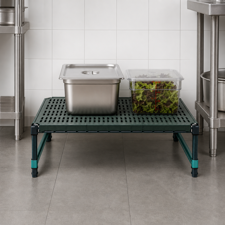 Product image #3 for QuadPlus Stationary Dunnage Rack, 24 x 18 x 14 Inches, 1000 lb Capacity