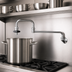 Thumbnail image #3 for T&S Brass B-0581 24-Inch Splash-Mounted Double-Jointed Pot Filler Faucet