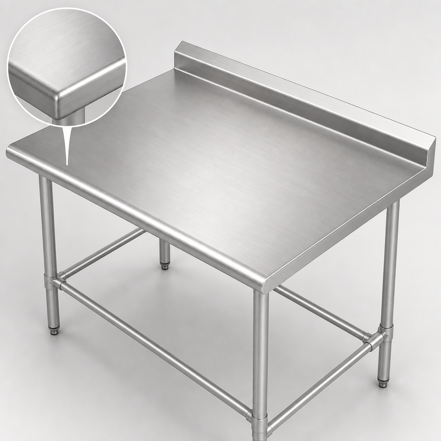 18/400 Stainless Steel Reinforced Top