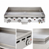 Thumbnail image #4 for Vulcan 960RX 60-Inch Heavy Duty Countertop Gas Griddle with 24-Inch Deep Polished Steel Plate