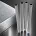 Thumbnail image #3 for Galvanized Steel Sink Legs with Adjustable Plastic Feet, 19-Inch H, Set of 4