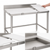 Thumbnail image #3 for Eagle Group 108-Inch x 30-Inch Poly Top Trimming Table with Removable Backsplash