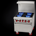 Thumbnail image #3 for American Range Green Flame ARGF-4 24-Inch Commercial Gas Range with 4 Open Burners and Oven