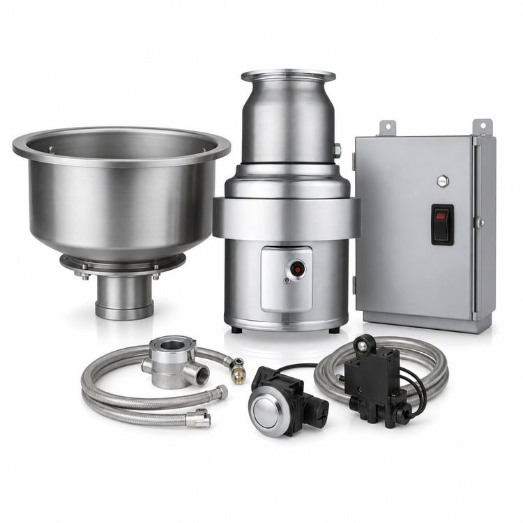 Product image #3 for InSinkErator SS-300 Complete Commercial Food Waste Disposer Package with 15-Inch Bowl, 3 HP Motor and CC-101 Control Center