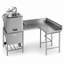 Thumbnail image #3 for Eagle Group Right-Hand Corner Clean Dishtable, 60 x 60 Inch, 16/430 Stainless Steel