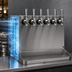 Thumbnail image #3 for Micro Matic USA Underbar Glycol-Cooled Draft Beer Dispenser with 6 Faucets and Drip Tray