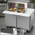 Thumbnail image #4 for Beverage-Air SPE48HC-12M 48-Inch Mega Top Sandwich Prep Table with 2 Doors and 12 Pan Openings