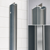 Thumbnail image #3 for Eagle Group MMU/A-12 144-Inch Aluminum Wall-Mounted Cantilevered Shelving Upright (14 Gauge, Seam-Welded)