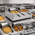 Thumbnail image #3 for Double Countertop Electric Deep Fryer with 2 Full Fry Pots, 24 lb. Total Capacity, Stainless Steel