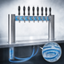 Thumbnail image #3 for Perlick Avenue 8-Faucet H-Pipe Glycol-Cooled Countertop Draft Beer Tower, Stainless Steel