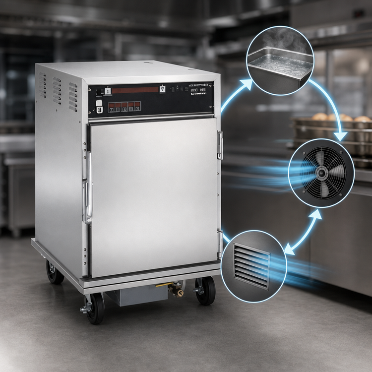 Product image #3 for Henny Penny SmartHold HHC-993 Half-Size Heated Holding Cabinet with Automatic Humidity Control