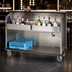 Thumbnail image #4 for Advance Tabco AMS-5B 62 1/4-Inch Portable Bar with Stainless Steel Bartender Side and Ice Bin