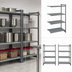 Thumbnail image #3 for Cambro Camshelving Basics Plus 4-Shelf Stationary Add-On Unit, 21 x 60 x 84 Inches, Brushed Graphite