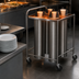Thumbnail image #3 for Dinex DXP4ATGH8 Four-Tube Heated Mobile Dish Dispenser, up to 12