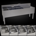 Thumbnail image #3 for Glastender 72-Inch Wide x 24-Inch Deep Four-Compartment Underbar Sink Unit with Right Drainboard and Mounted Faucet