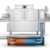 Thumbnail image #3 for Hobart CL86-DWR High Temperature Rack Conveyor Dishwasher with Drain Water Energy Recovery