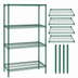 Thumbnail image #3 for Quantum Stationary 4-Shelf Wire Shelving Starter Kit, 24