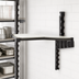 Thumbnail image #3 for Cambro Camshelving Elevation Wall-Mounted Add-On Shelf Kit with Solid Shelf Plates, 18 x 24 Inch, Brushed Graphite