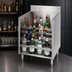 Thumbnail image #3 for Advance Tabco Underbar Basics 36-Inch Freestanding Stainless Steel 5-Step Liquor Bottle Display Unit
