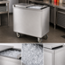 Thumbnail image #3 for Eagle Mobile Ice Caddy, 50 lb Capacity, 304 Stainless Steel, Fully Insulated