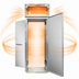 Thumbnail image #3 for Continental Refrigerator Designer Line DL1WI-SA-RT-E 1-Section Extra-High Roll-Thru Warmer