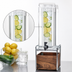 Thumbnail image #3 for Cal-Mil Mid-Century 3 Gallon Single Beverage Dispenser with Infusion Chamber, Walnut Base and Chrome Frame