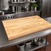 Thumbnail image #3 for Boos Block Northern Hard Rock Maple Kitchen Countertop, 72 x 38 x 1-1/2 Inch, Blended Edge Grain, Oil Finish
