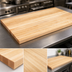 Thumbnail image #3 for Boos Block 60 Inch x 25 Inch Edge Grain Maple Kitchen Countertop with Varnique Finish