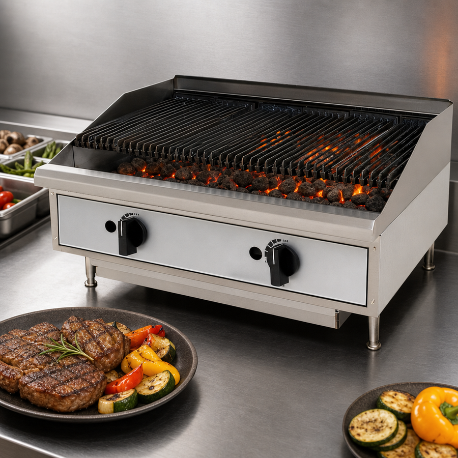 Lava Rock Broiling