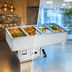 Thumbnail image #3 for Atlas Metal WCM-HP-6 6-Pan Drop-In Hot/Cold Food Well with Self-Contained Refrigeration