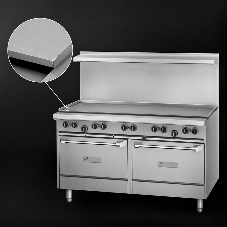 Product image #3 for Garland US Range U Series 60-Inch Gas Restaurant Range with Griddle, Standard Oven, and Storage Base Cabinet