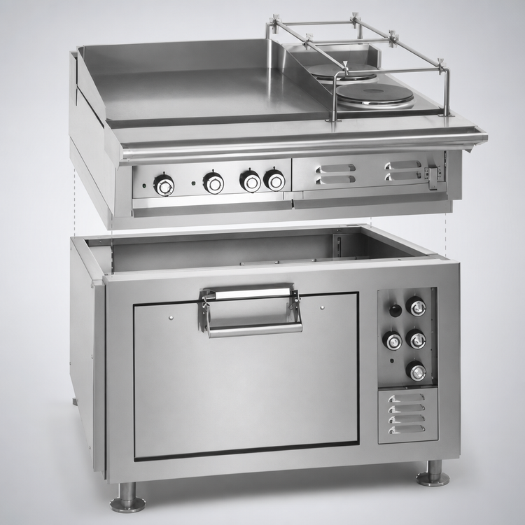Product image #4 for Lang® Marine Heavy Duty 36-Inch Electric Range with Standard Oven Base, 1 Hot Top, and 4 French Plates