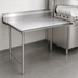 Thumbnail image #3 for Eagle Group Straight Clean Dishtable, 30 x 30 Inch, Left-to-Right, 16/430 Stainless Steel Top, 8 Inch Backsplash