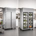 Thumbnail image #3 for True SPEC SERIES Two-Section Pass-Thru Reach-In Refrigerator with Stainless Steel Front Doors and Glass Rear Doors