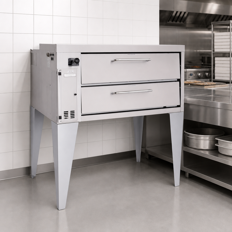 Product image #3 for Bakers Pride Super Deck Series Gas Pizza Deck Oven, 54-Inch x 24.5-Inch Ceramic Bake Deck, Single Chamber