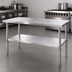 Thumbnail image #3 for Quantum 304 Stainless Steel Work Table with Adjustable Undershelf, 72 x 24 x 34 Inches